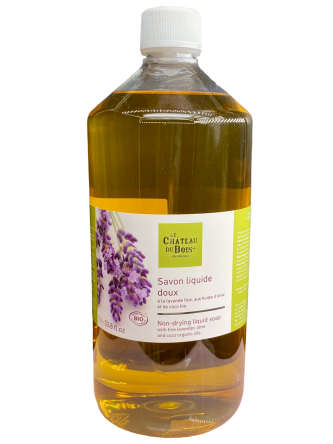 Soft and non -drying liquid lavender soap - 1L recharge