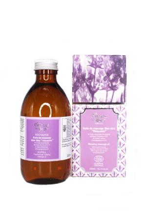 Fine lavender rest and relax massage oil ORGANIC COSMOS - 8.4 fl.oz.us